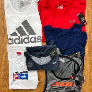 Bundle of 6 Men's Tank Tops Size Large NWT